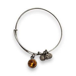 Alex and Ani Aunt in Sterling Silver, Yellow Gem